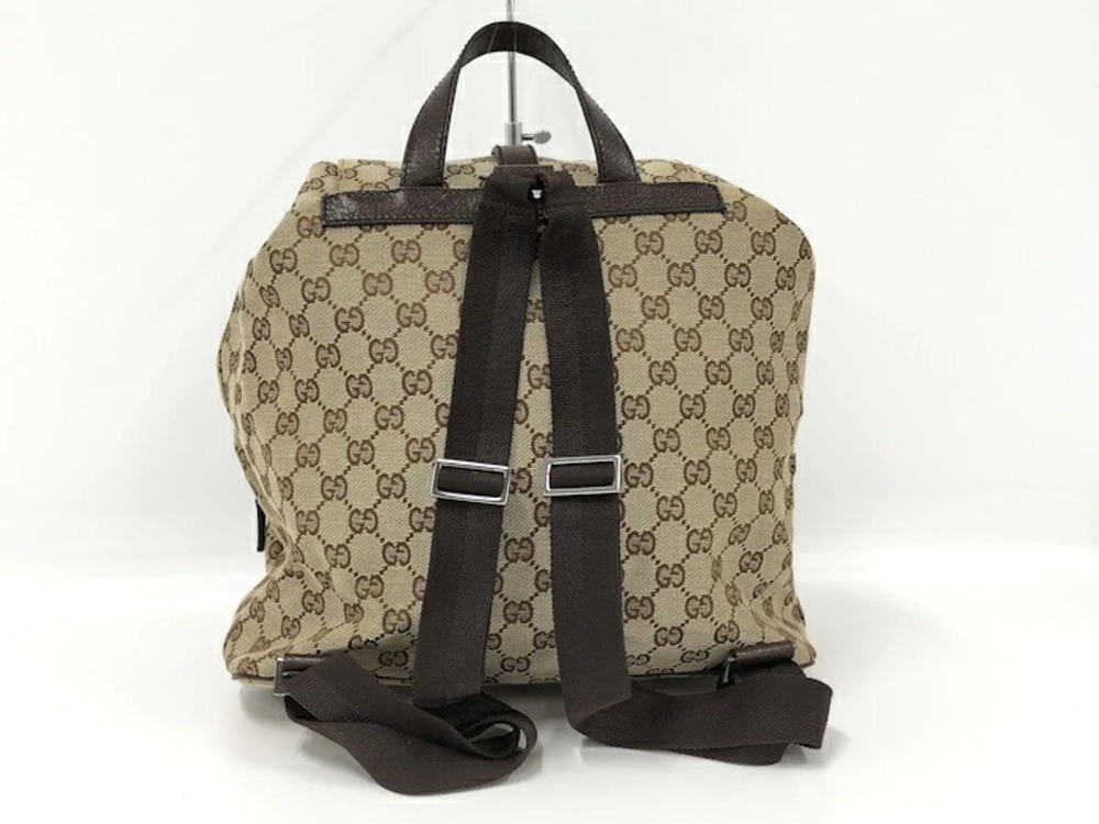 Gucci GG Canvas Backpack Jackie Black